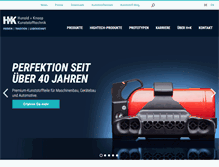 Tablet Screenshot of hunold-knoop.de